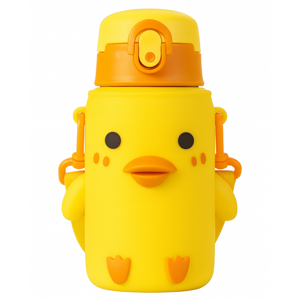 Duck Shape Kids Stainless Steel Water Bottle for Kids