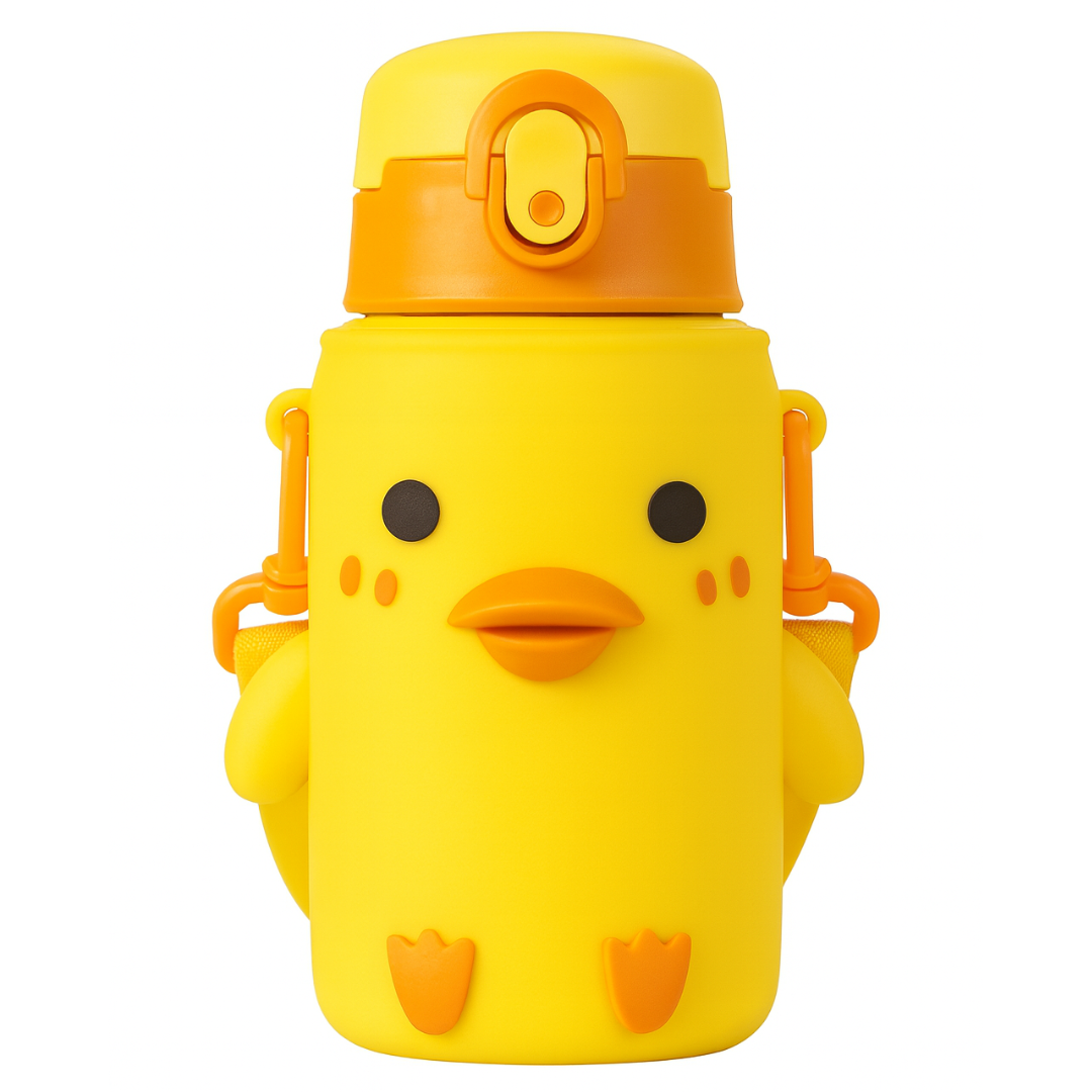 Duck Shape Kids Stainless Steel Water Bottle for Kids