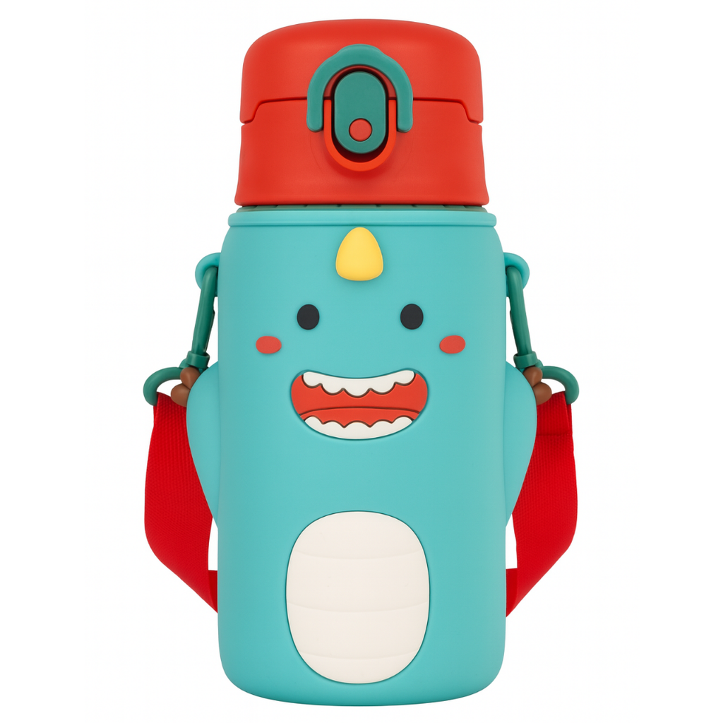 Dinosaur Shape Stainless Steel School Water Bottle for Kids