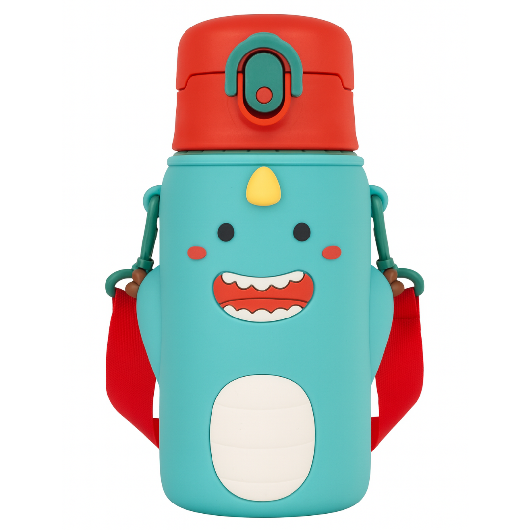 Dinosaur Shape Stainless Steel School Water Bottle for Kids