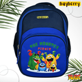 Monster Picnic Print School Bag for Kids.