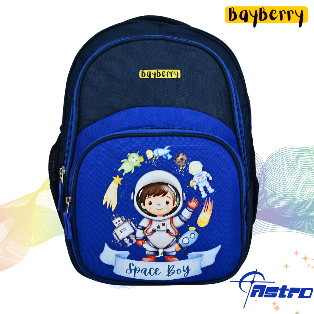 Space Boy Kids School Bag