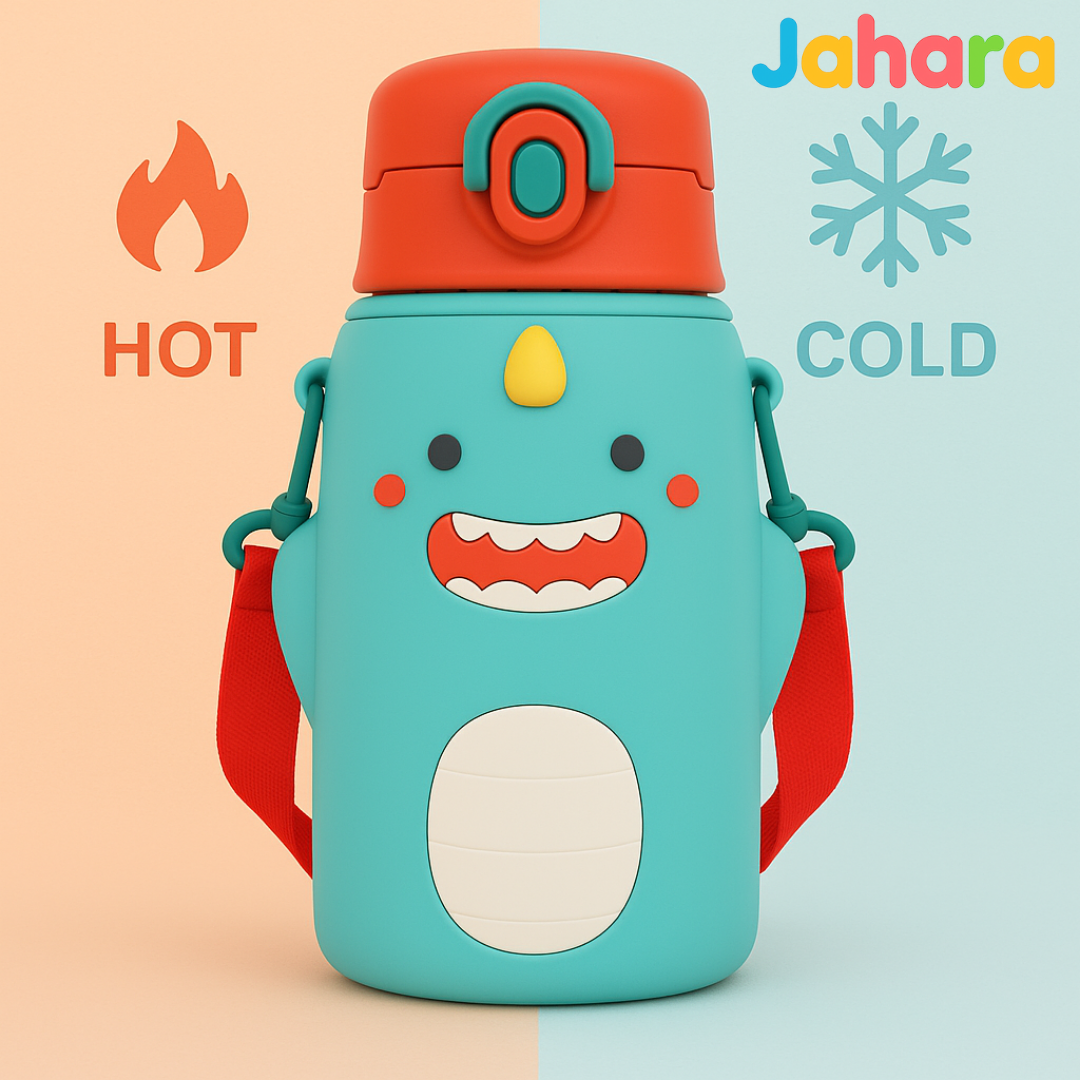 Dinosaur Shape Stainless Steel School Water Bottle for Kids