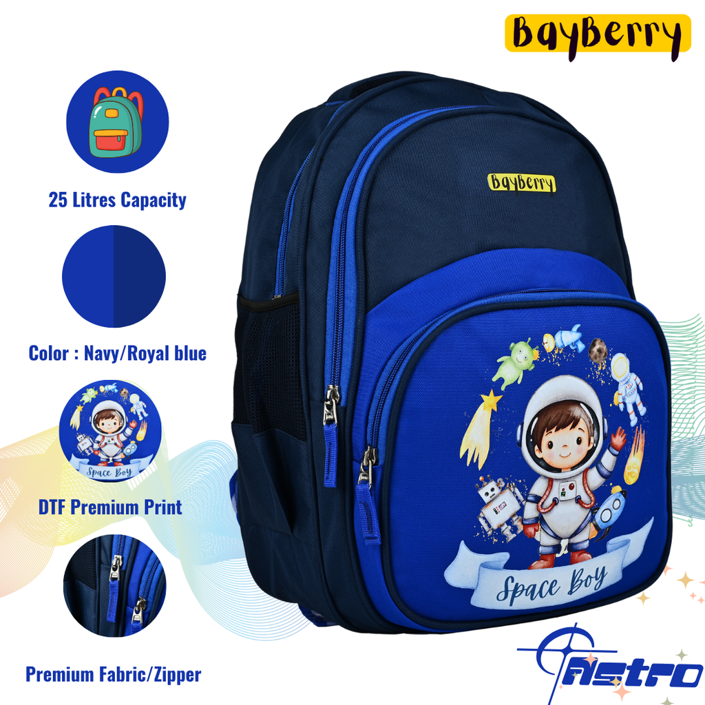 Space Boy Kids School Bag
