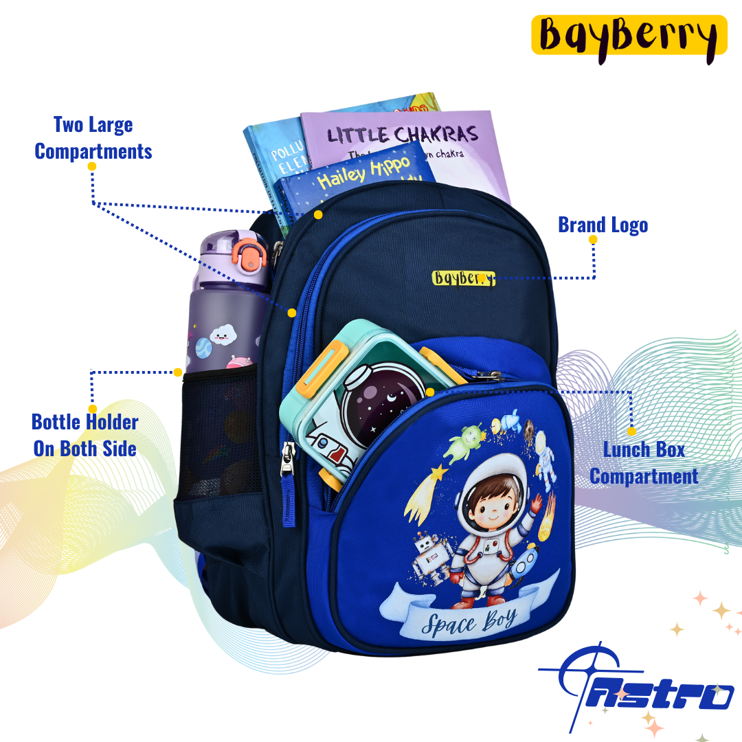 Space Boy Kids School Bag