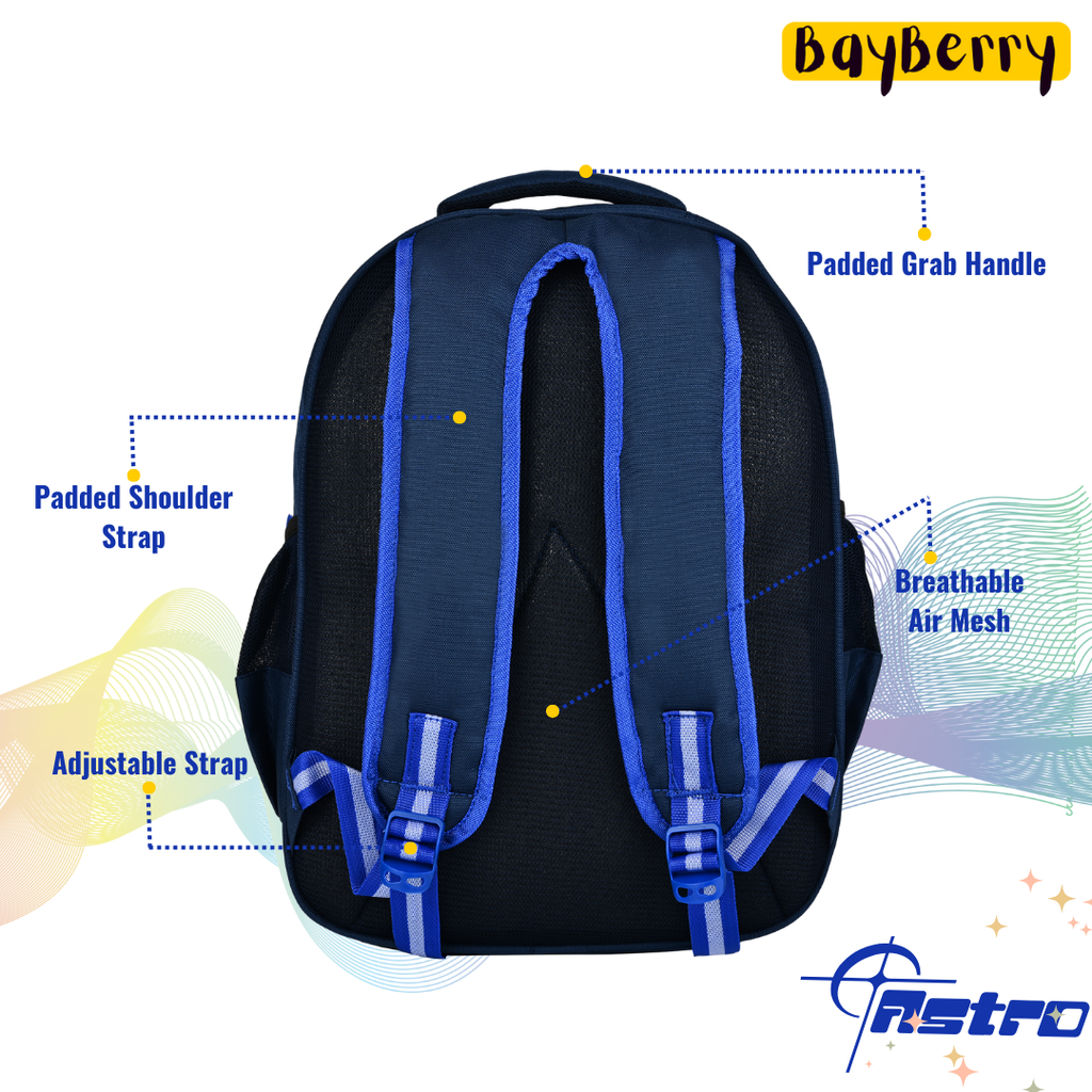 Orbiting In Space Theme School Bag For Kids