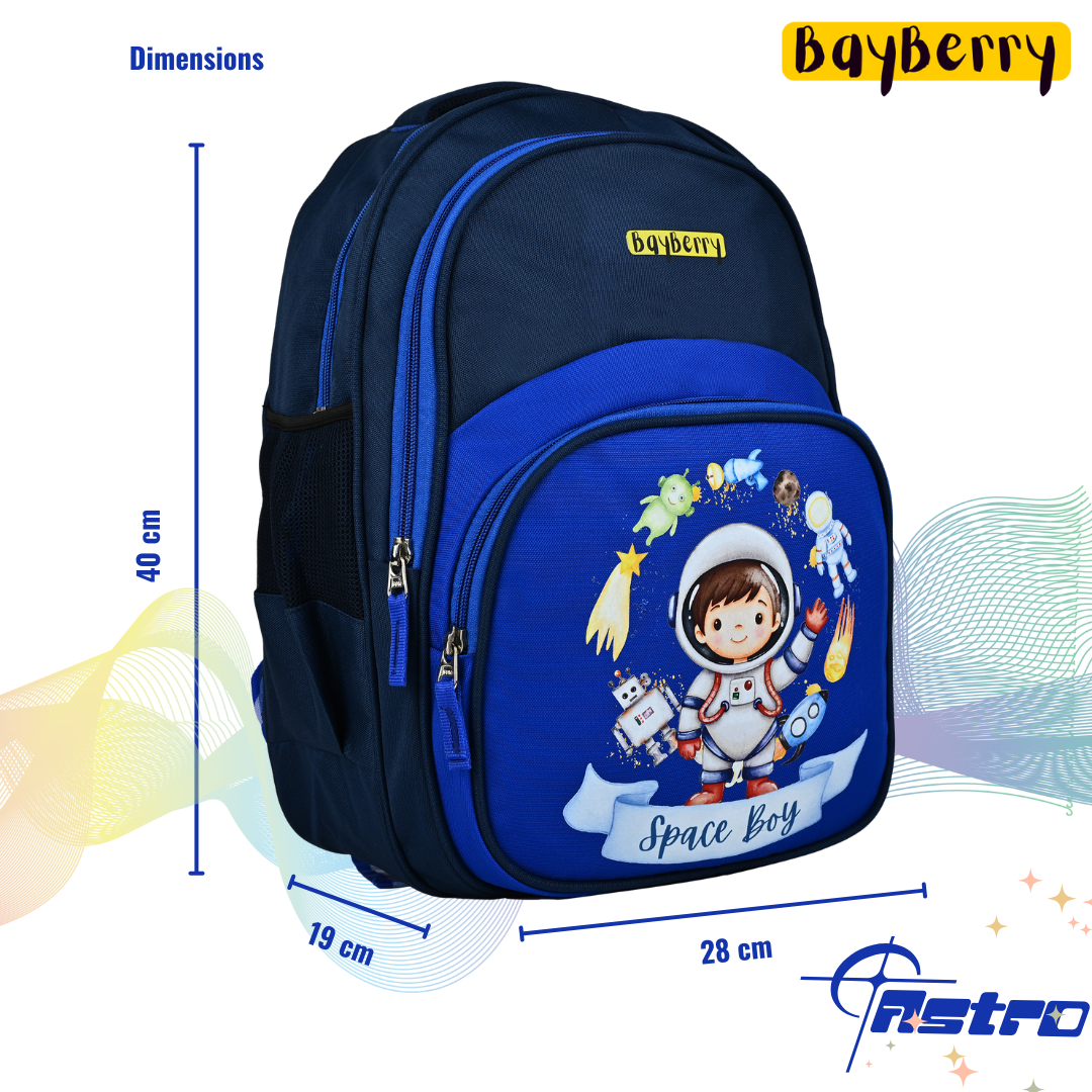 Space Boy Kids School Bag