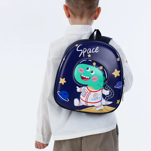 3D Space Dino Toddler Bag with Safety Leash